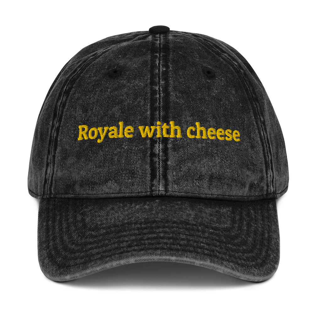 Royale with cheese Vintage dad hat