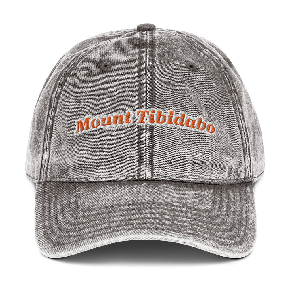 Mount Tibidabo Vintage dad hat