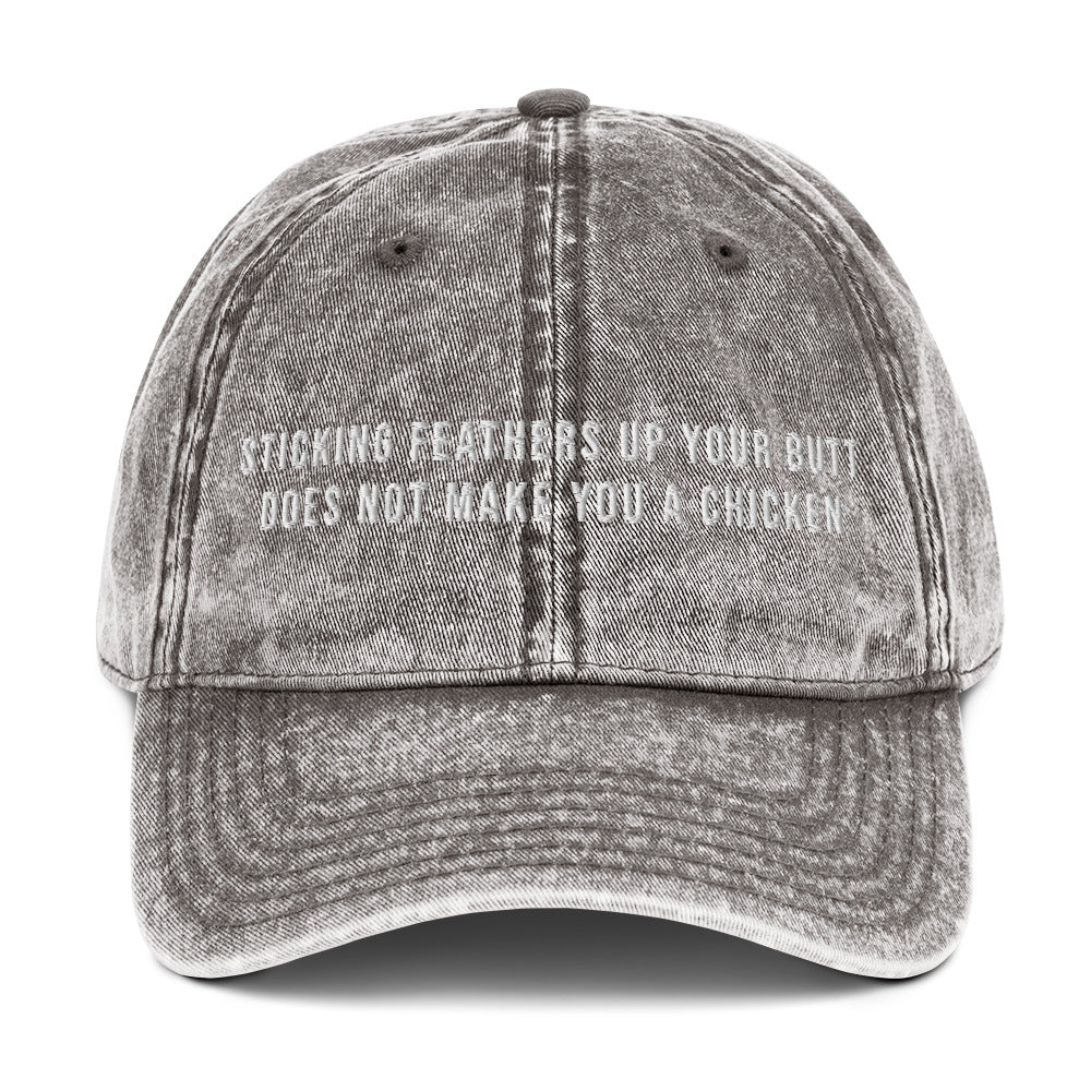 Make you a chicken Vintage dad hat