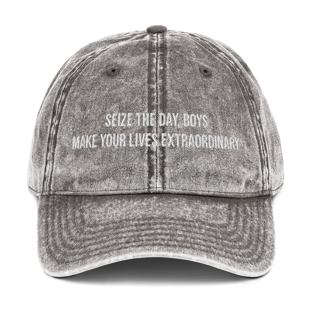 Seize the day boys Vintage dad hat