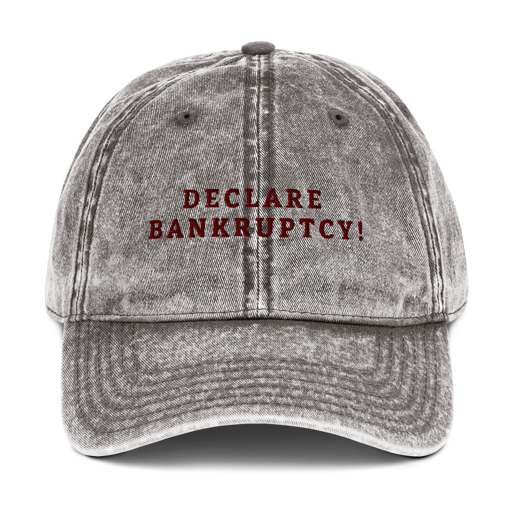 Bankruptcy Vintage dad hat