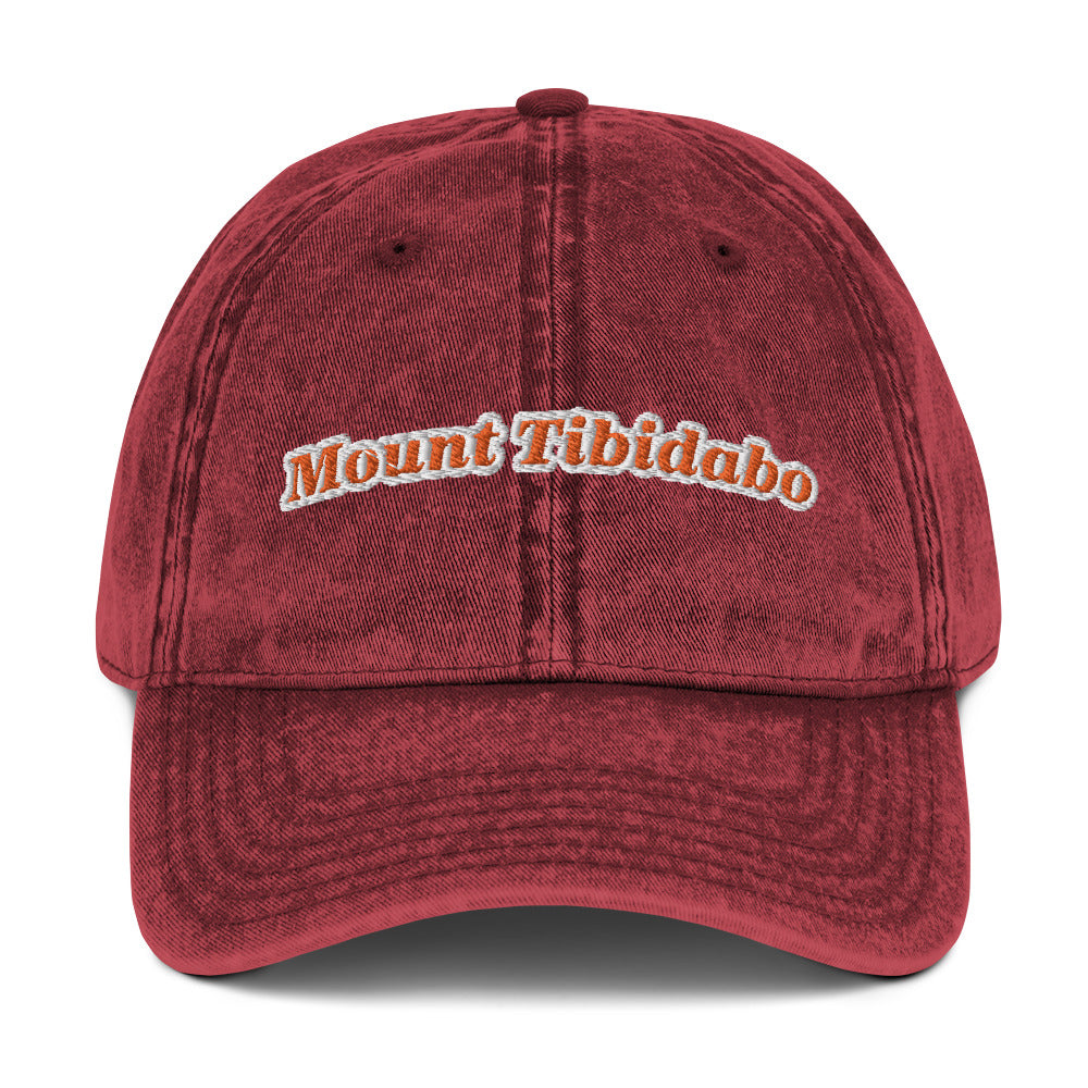 Mount Tibidabo Vintage dad hat