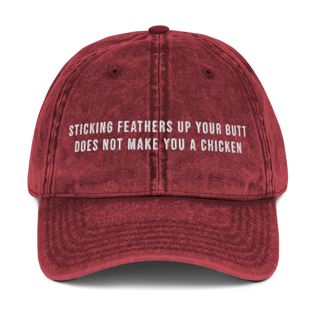 Make you a chicken Vintage dad hat