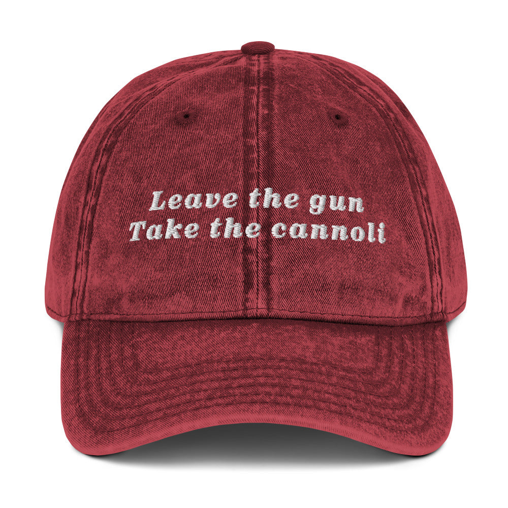 Take the cannoli Vintage dad hat