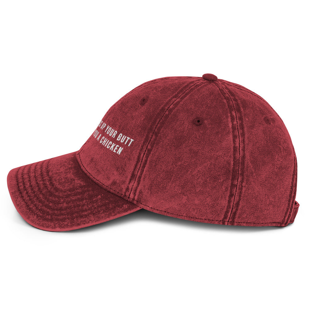 Make you a chicken Vintage dad hat