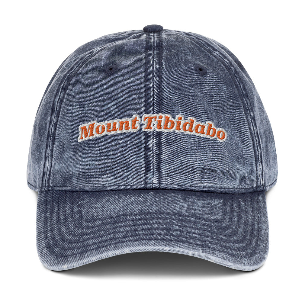 Mount Tibidabo Vintage dad hat