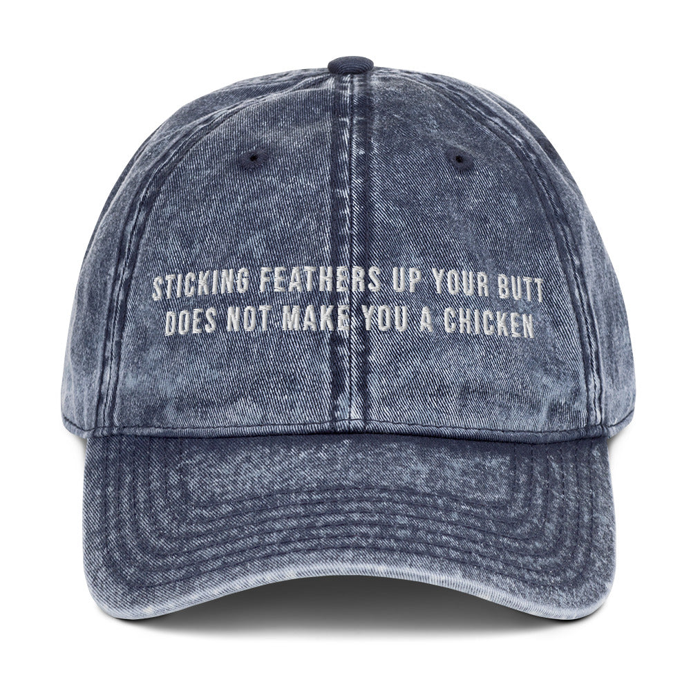 Make you a chicken Vintage dad hat