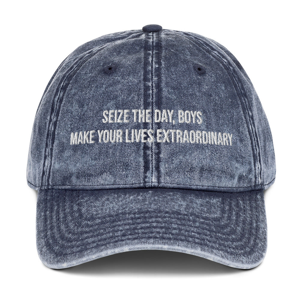 Seize the day boys Vintage dad hat