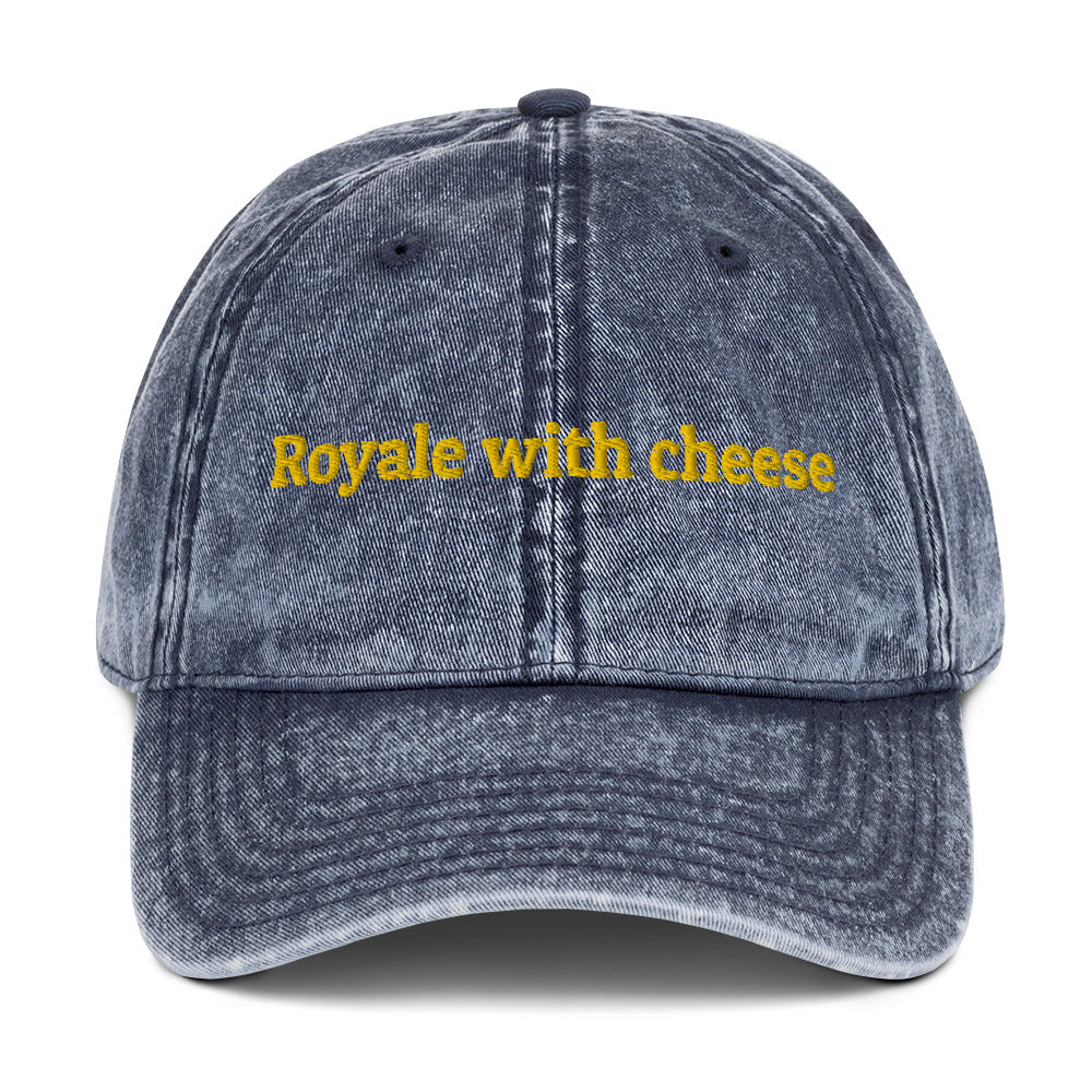 Royale with cheese Vintage dad hat