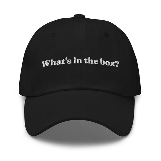 What's in the box? Dad hat