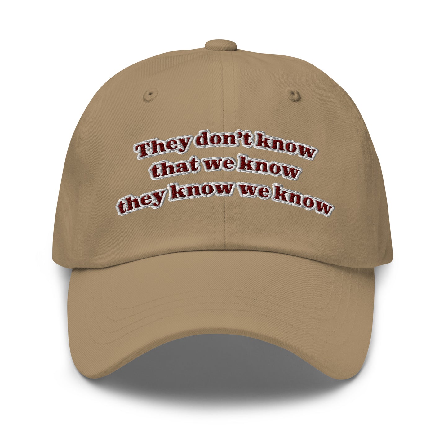 They don't know Dad hat