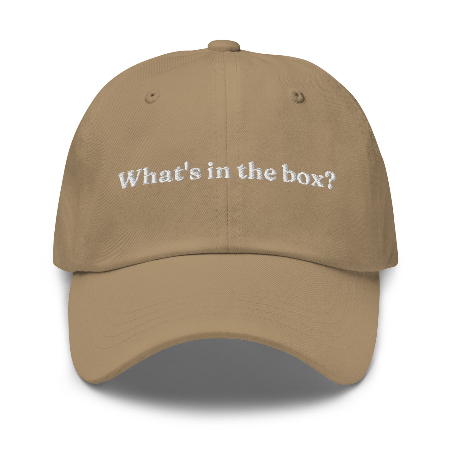 What's in the box? Dad hat