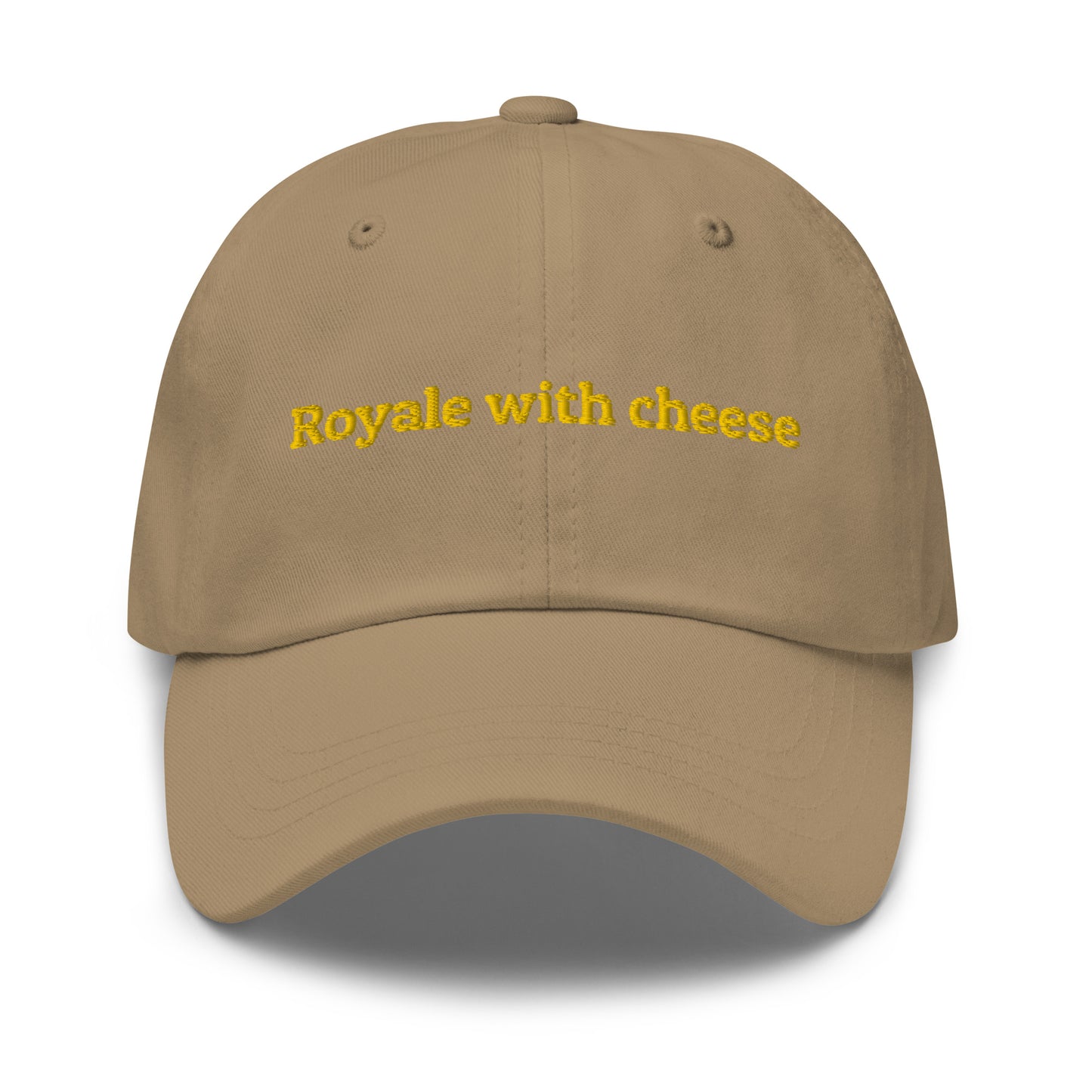 Royale with cheese Dad hat