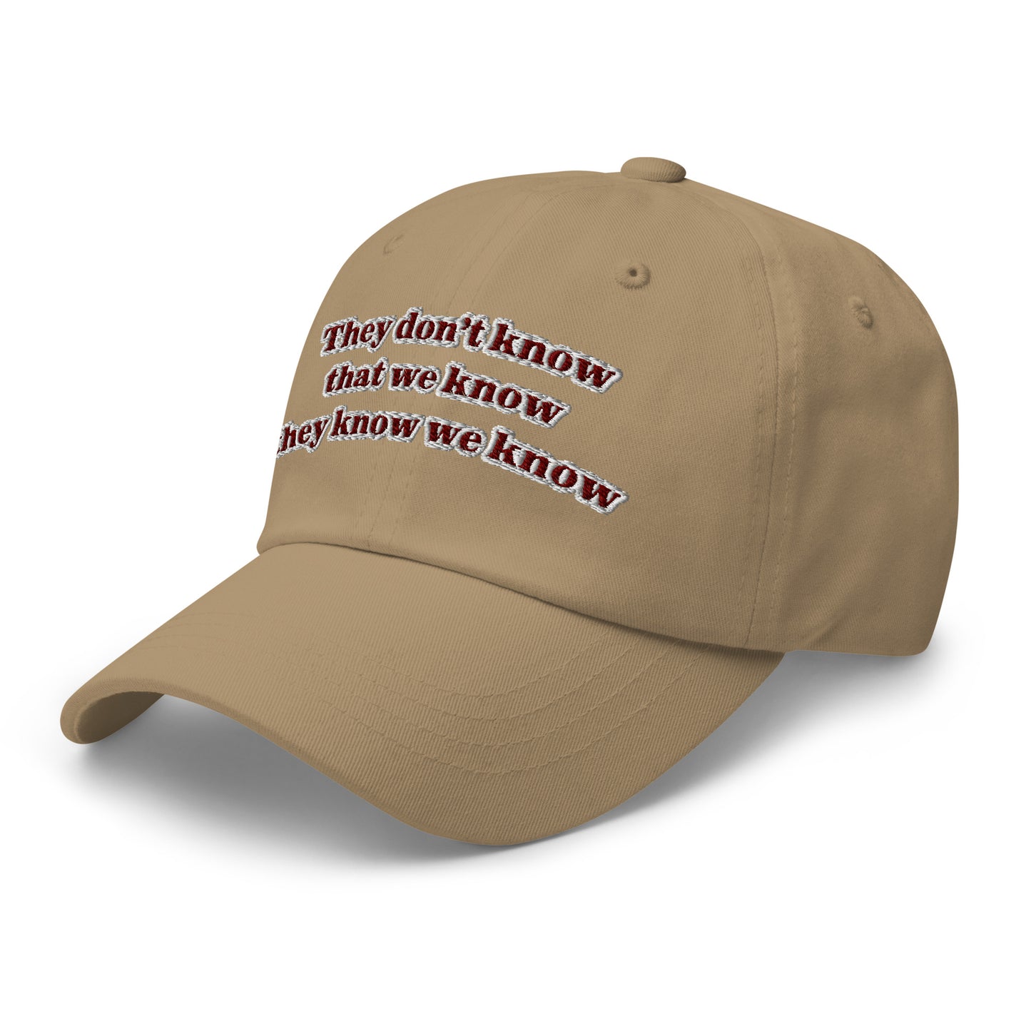 They don't know Dad hat