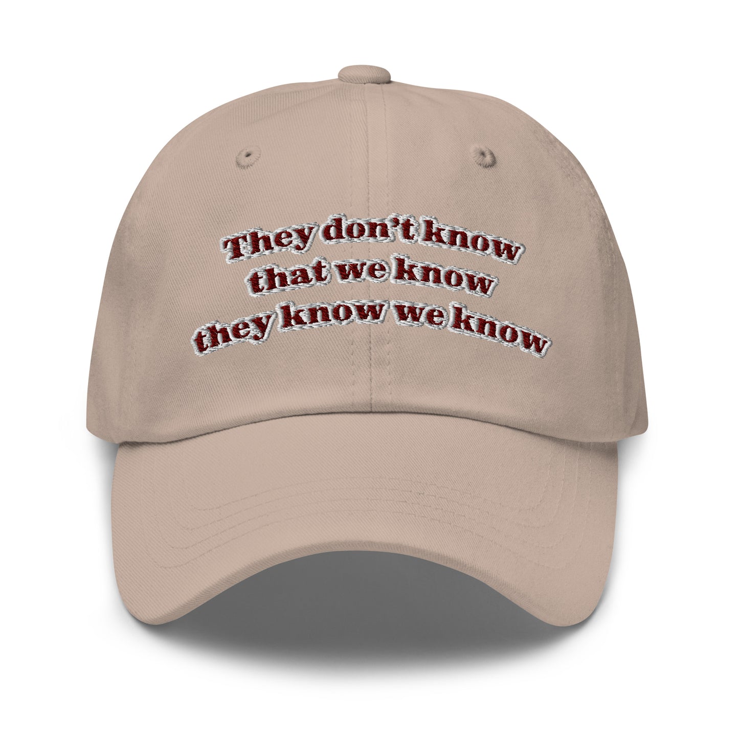 They don't know Dad hat