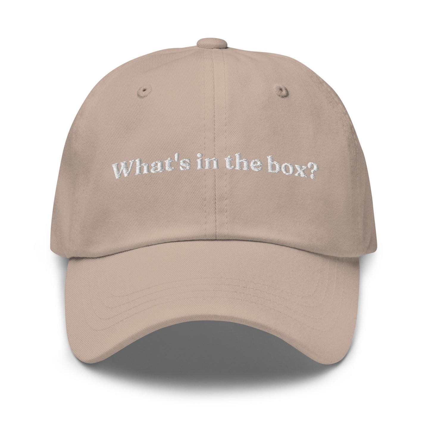 What's in the box? Dad hat