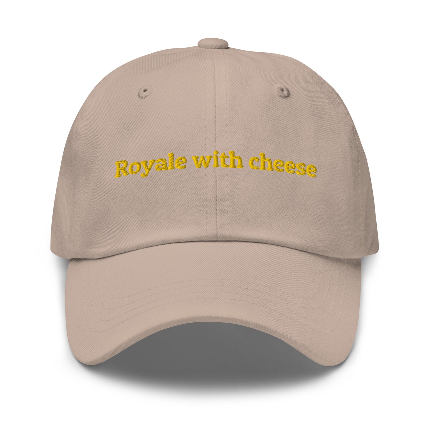 Royale with cheese Dad hat