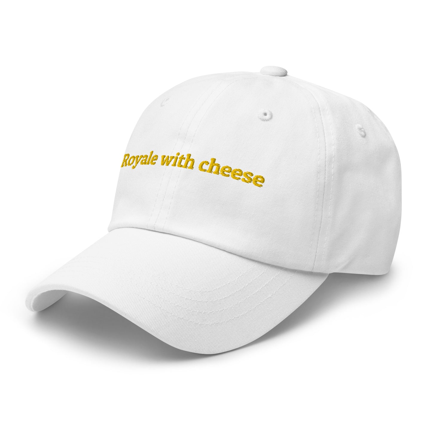 Royale with cheese Dad hat