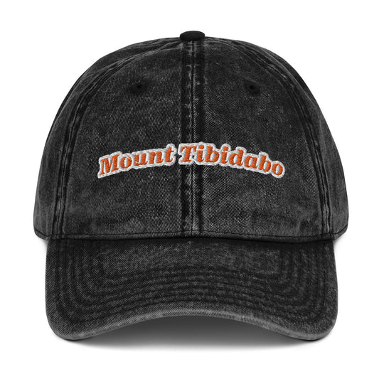 Mount Tibidabo Vintage dad hat