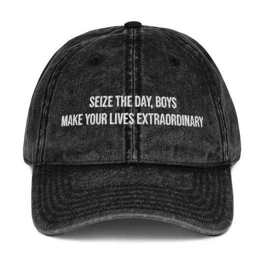 Seize the day boys Vintage dad hat