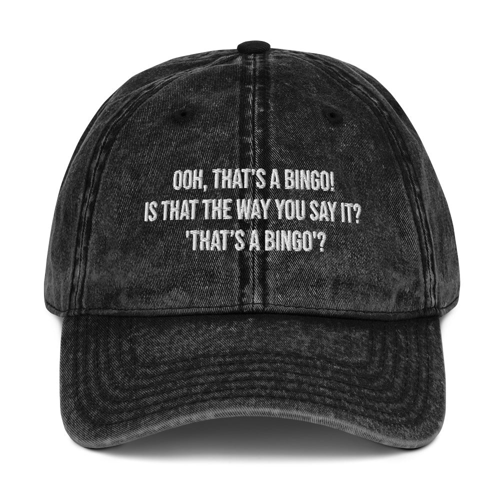 That's a bingo! Vintage dad hat