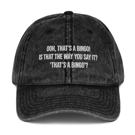 That's a bingo! Vintage dad hat