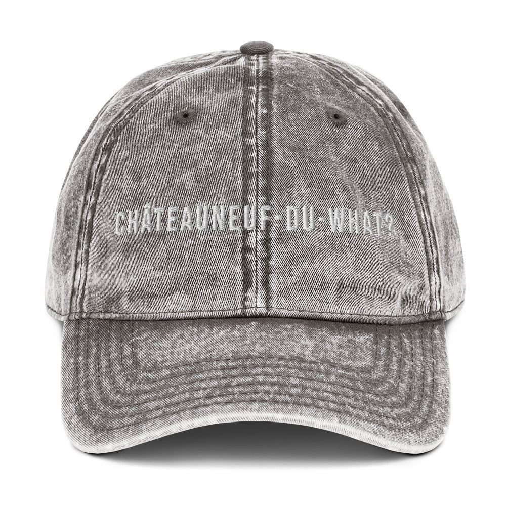 Châteauneuf-du-what Vintage dad hat