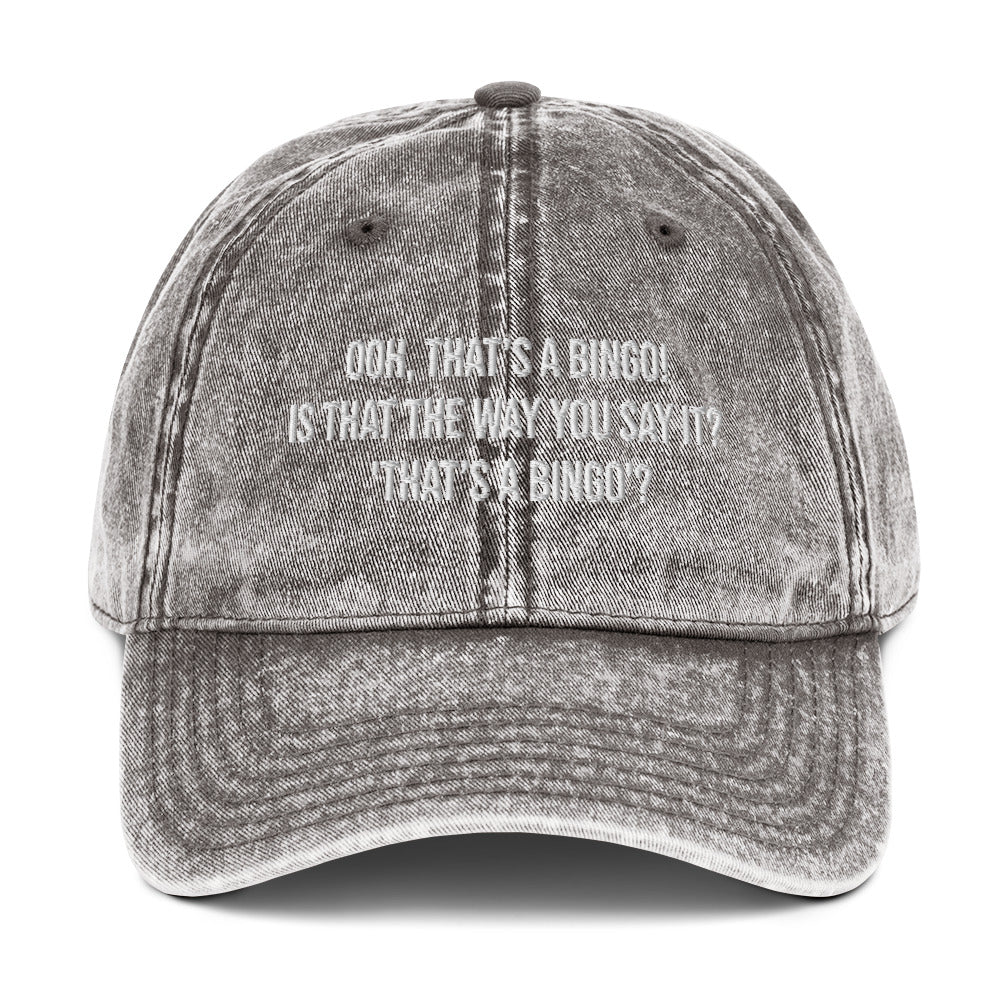 That's a bingo! Vintage dad hat