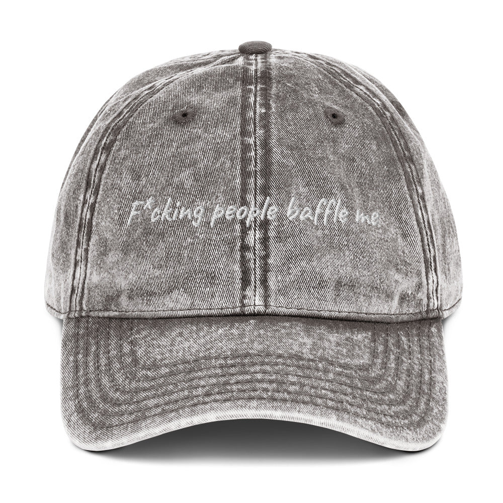 Baffle me Vintage dad hat