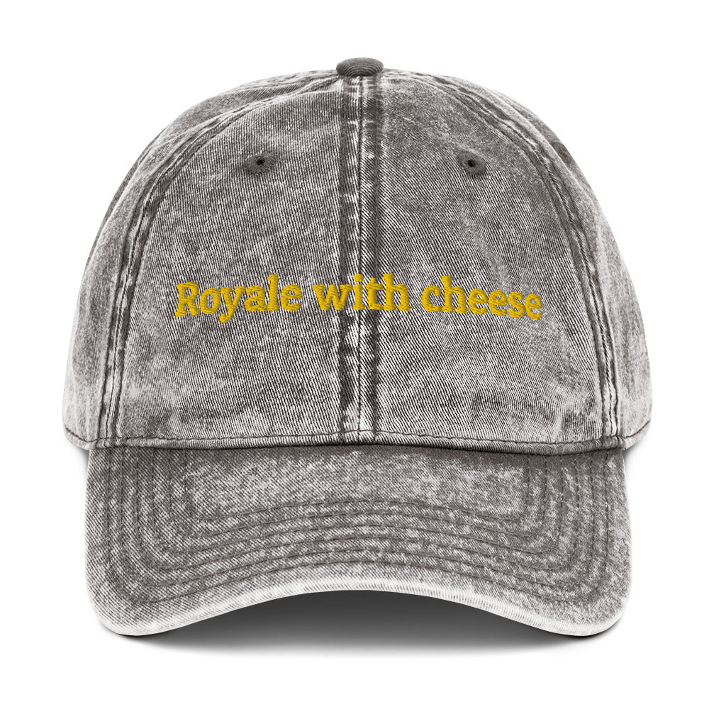 Royale with cheese Vintage dad hat