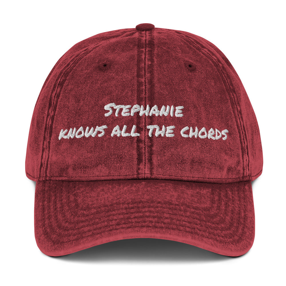 Stephanie Vintage dad hat