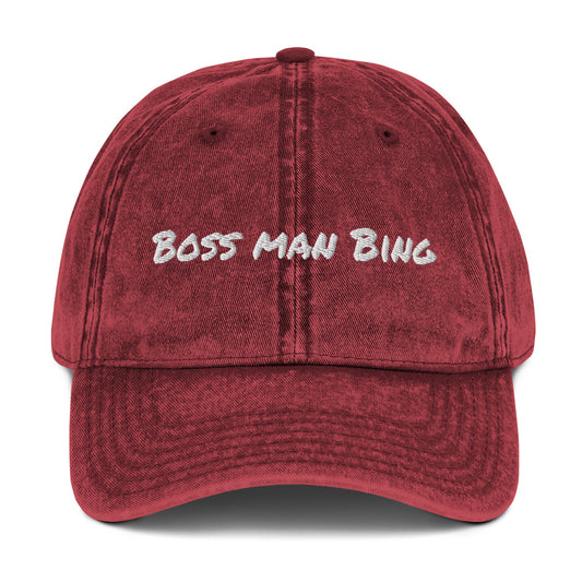 Boss man Bing Vintage dad hat