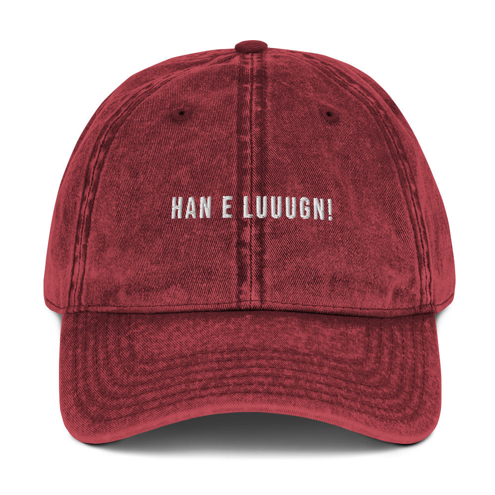 Han e luuugn! Vintage Cotton Twill Cap