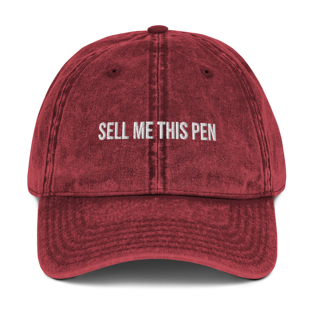 Sell me this pen Vintage dad hat