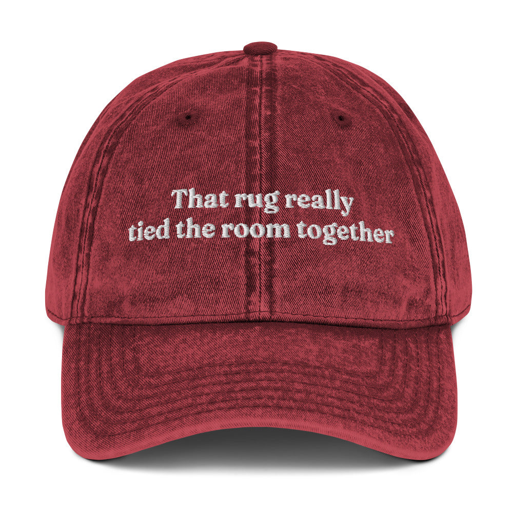 That rug Vintage dad hat