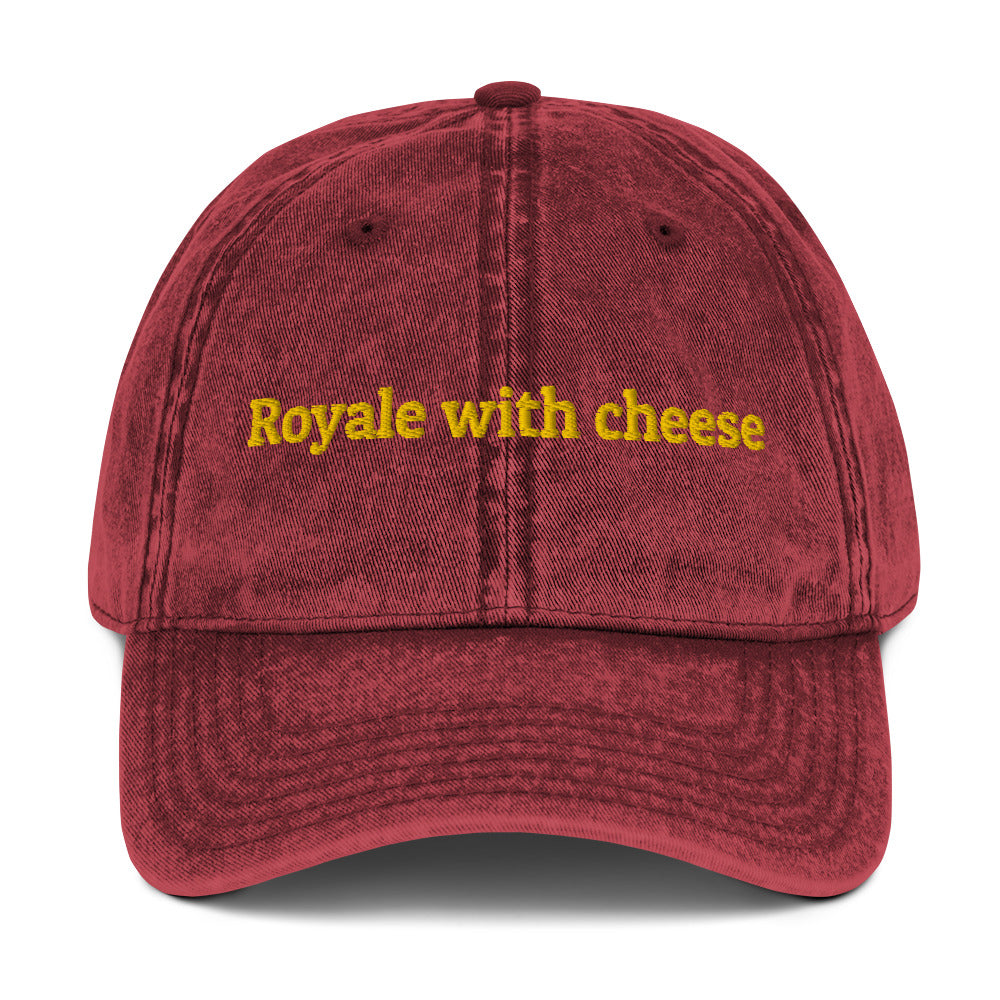 Royale with cheese Vintage dad hat