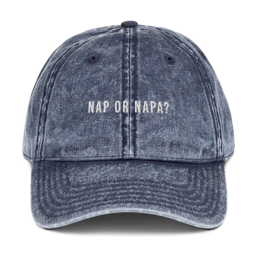 Nap or Napa? Vintage dad hat