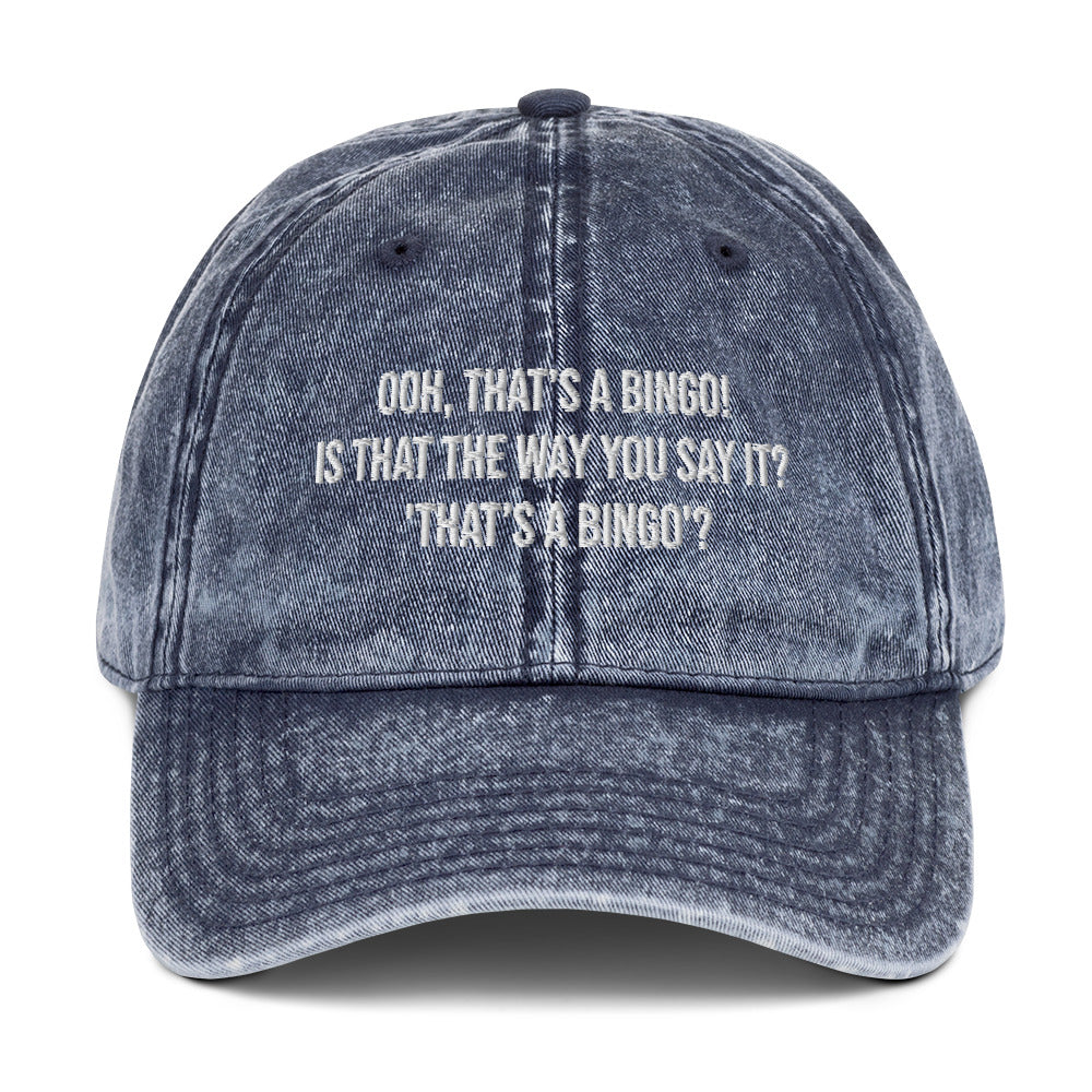 That's a bingo! Vintage dad hat