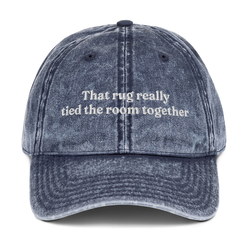 That rug Vintage dad hat