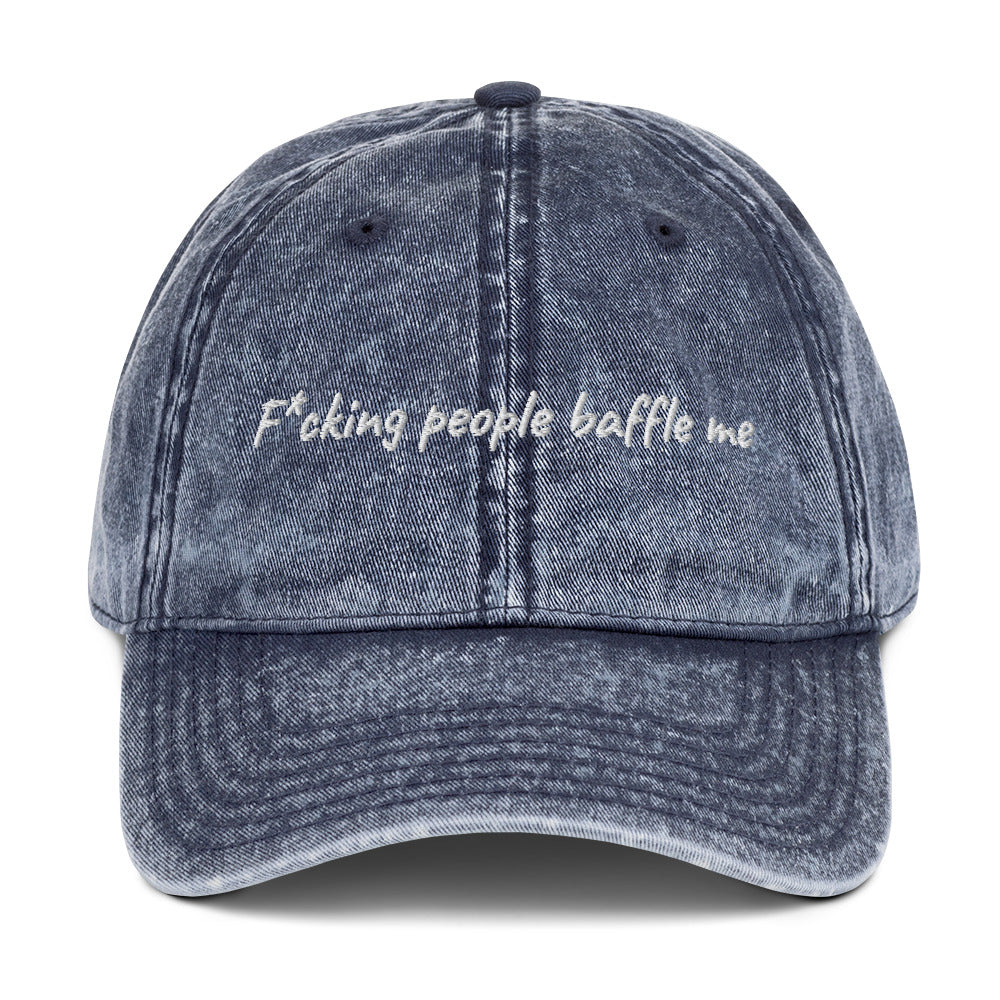 Baffle me Vintage dad hat