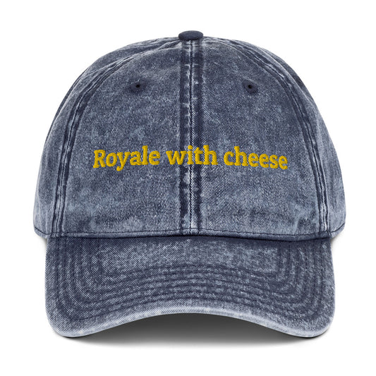 Royale with cheese Vintage dad hat