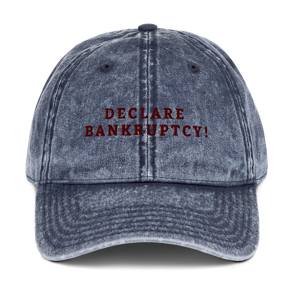 Bankruptcy Vintage dad hat