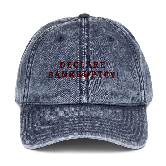 Bankruptcy Vintage dad hat